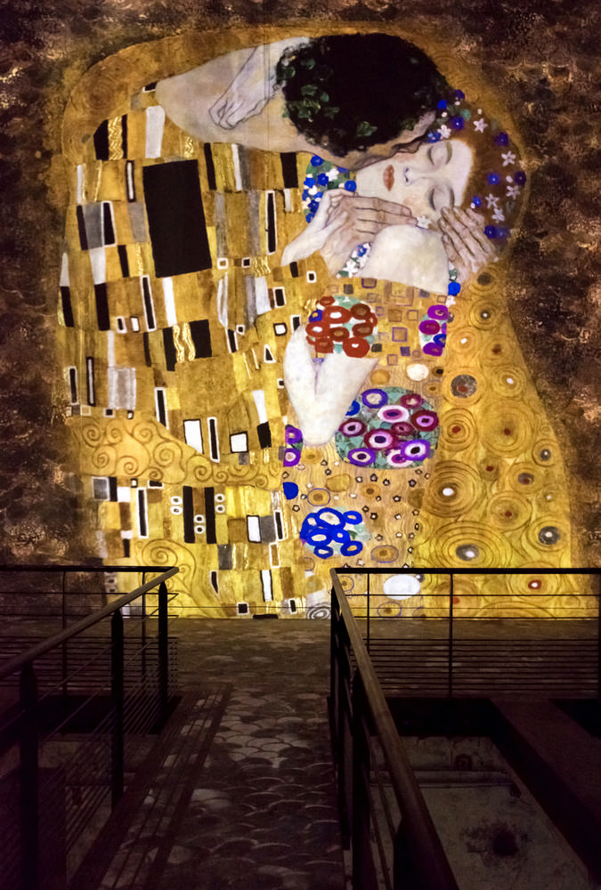Atelier des Lumières/巴黎/法國/數位藝術館/藝廊/克林姆畫作