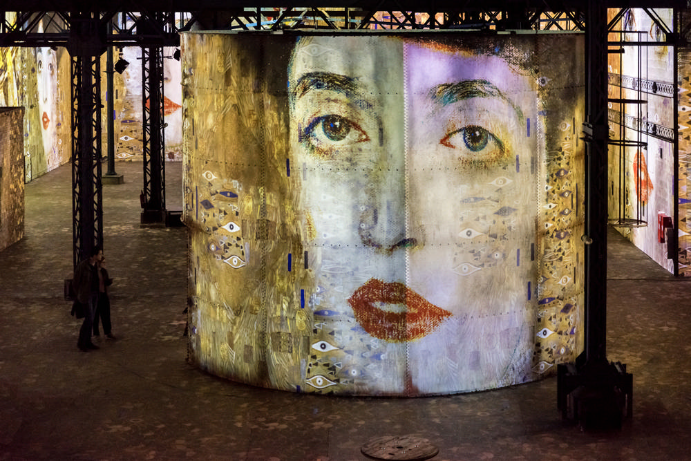 Atelier des Lumières/巴黎/法國/數位藝術館/藝廊/克林姆畫作