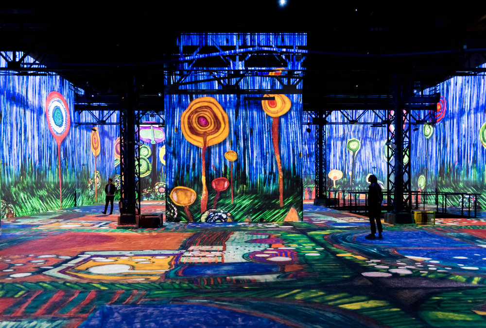 Atelier des Lumières/巴黎/法國/數位藝術館/藝廊/百水