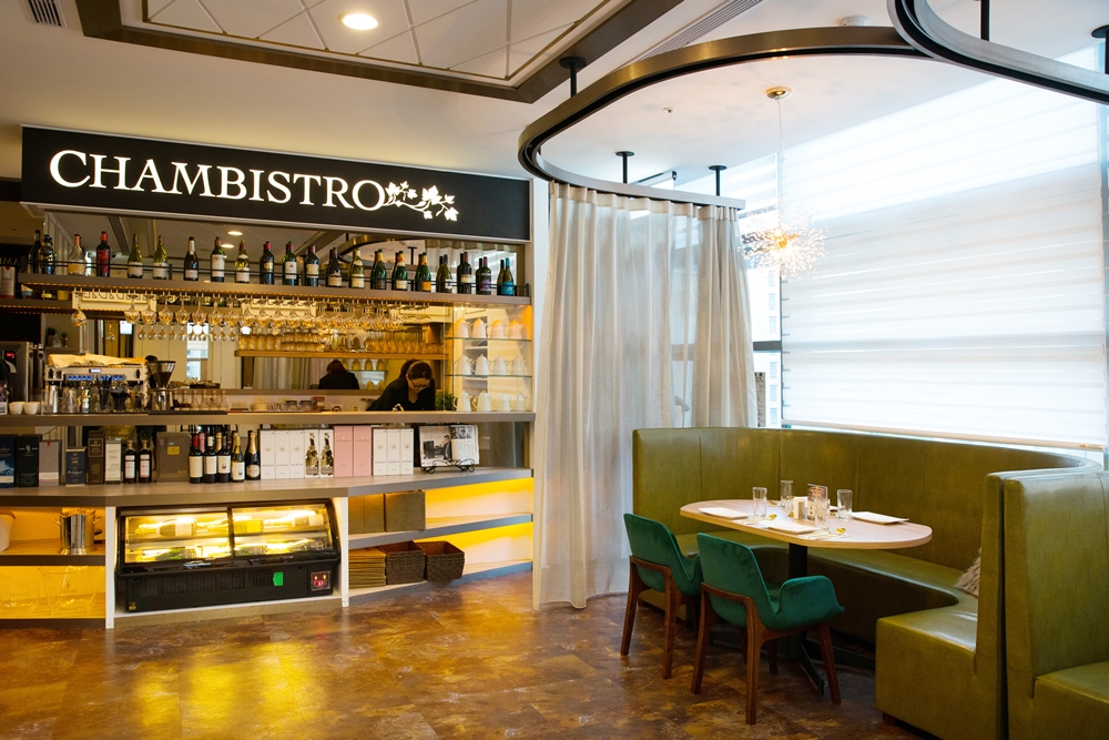 享.香檳海鮮餐酒館/ChamBistro/信義區/新光三越A9/店內裝潢