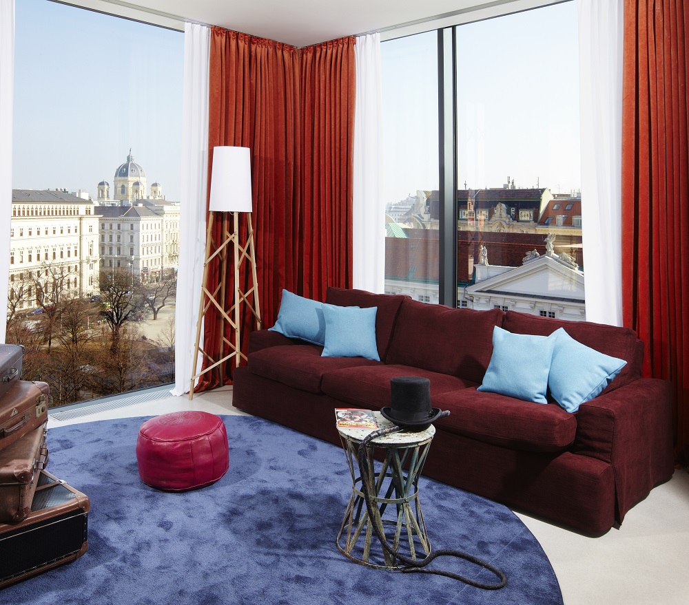 客房/沙發/25hours Hotel Wien/維也納/奧地利