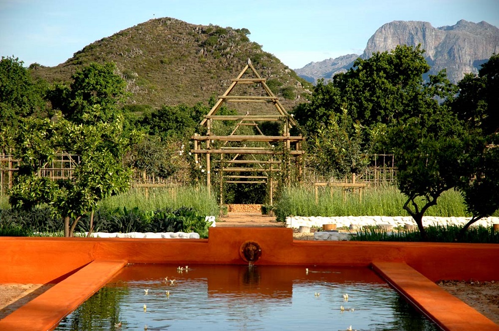 池塘/Babylonstoren/Frandchhoek/南非