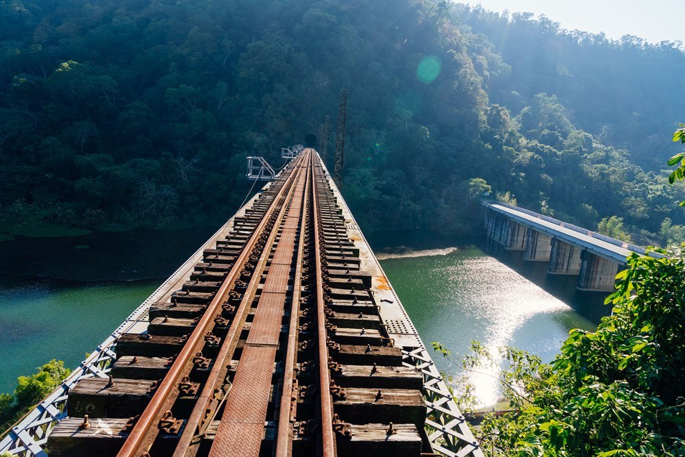 魚藤坪鐵橋/鯉魚潭/鐵道自行車/舊山線/苗栗/台灣/國內旅遊
