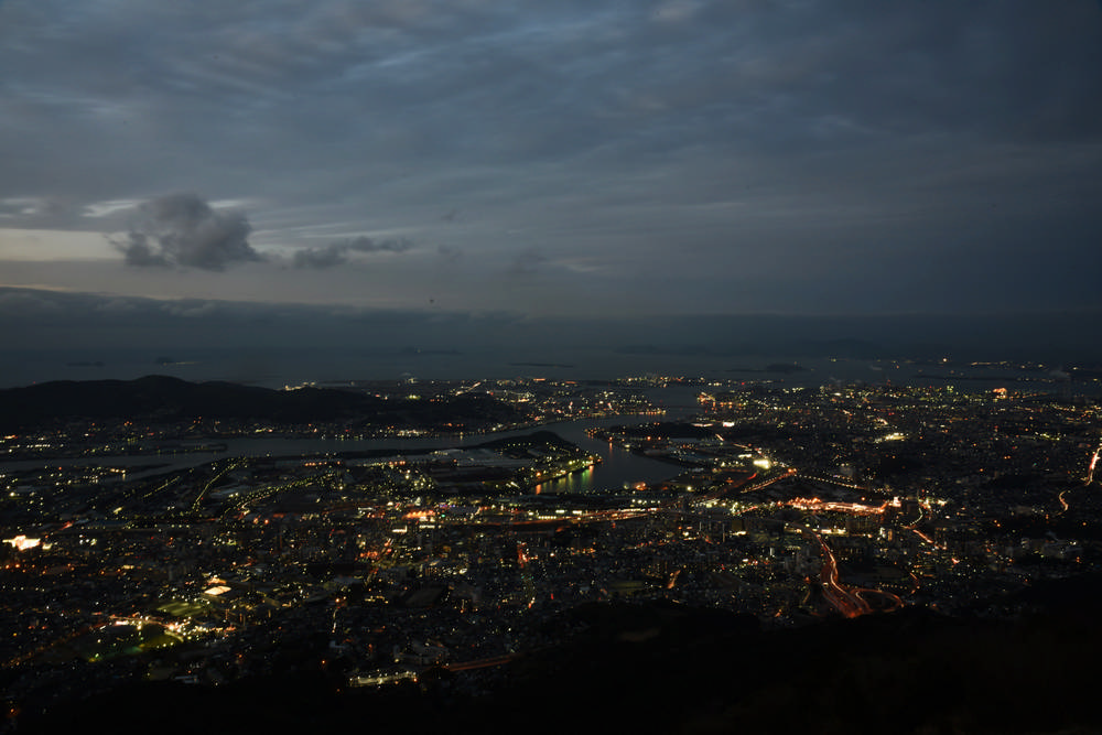皿倉山/皿倉山纜車/戀人聖地/日本新三大夜景/小倉/北九州/福岡/日本