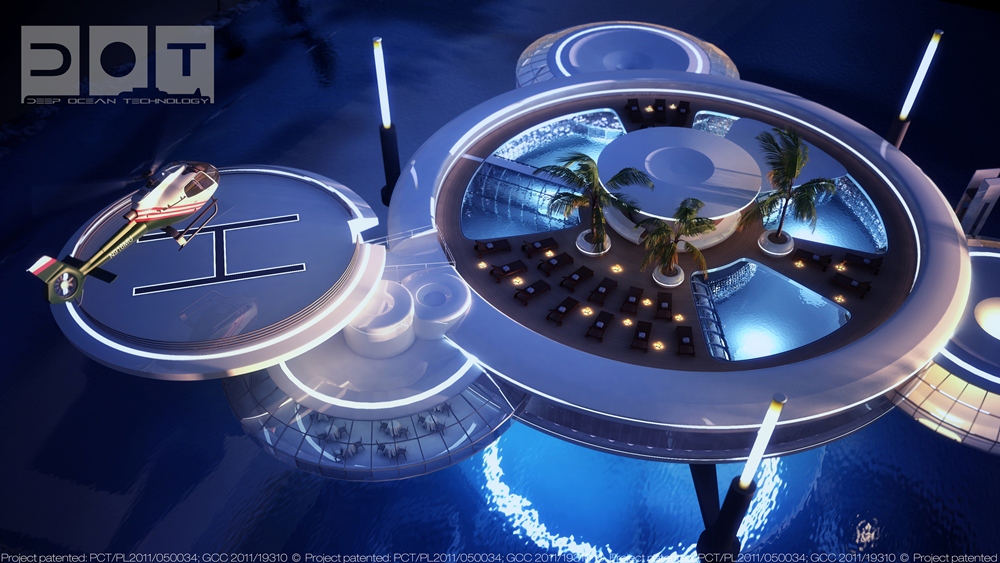 Water Discus Hotel/飛碟造型/杜拜
