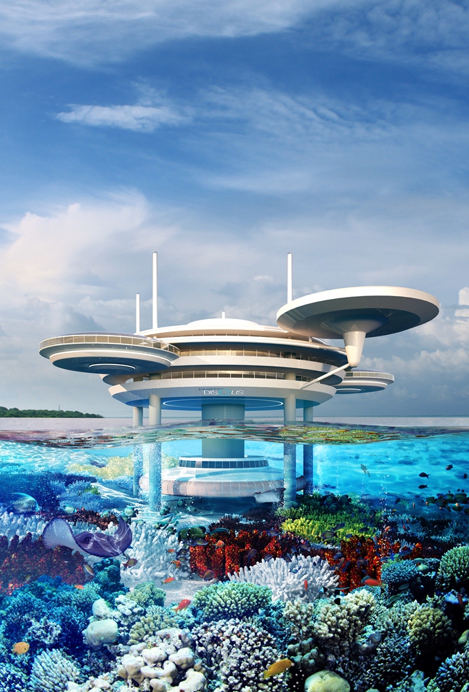 Water Discus Hotel/飛碟造型/杜拜