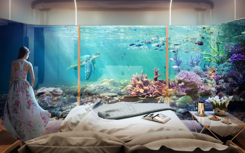 The Floating Seahorse/內部/水族館/杜拜