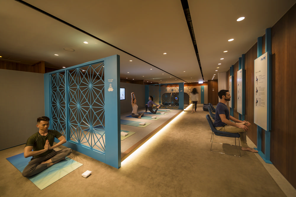 國泰航空/貴賓室/瑜伽/瑜逸閣/The Sanctuary by Pure Yoga/香港機場貴賓室